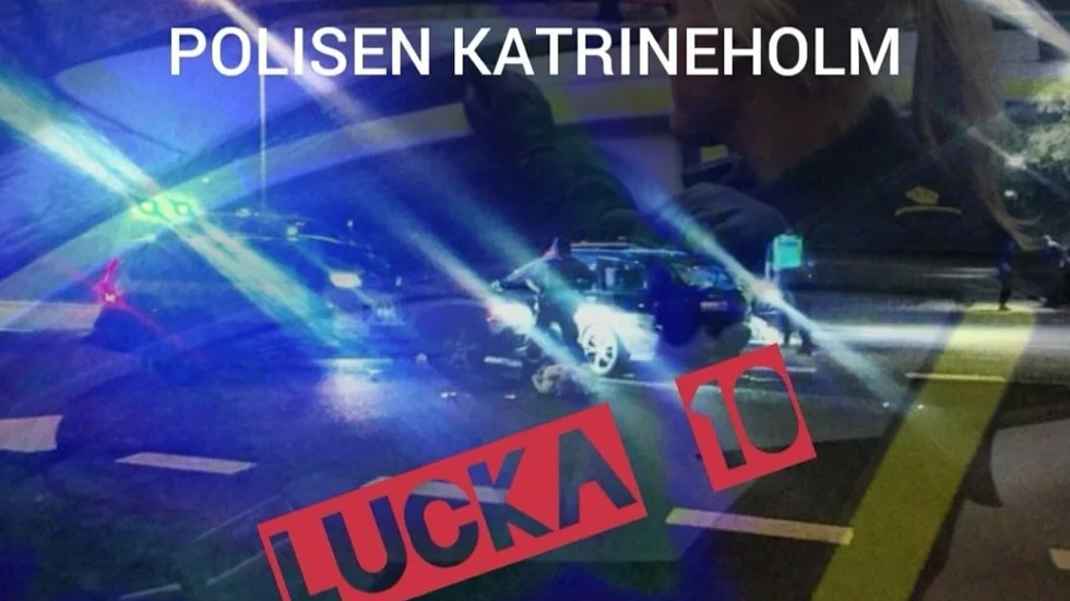 Lucka nummer tio i Katrineholmspolisens rimmade julkalender handlar om en aggressiv gärningsman.