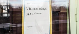 Anlagd brand inne i stationshuset: "Klart att det känns obehagligt"