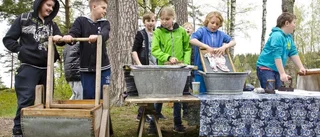 Skolbarn provade på torparliv på Trostorp