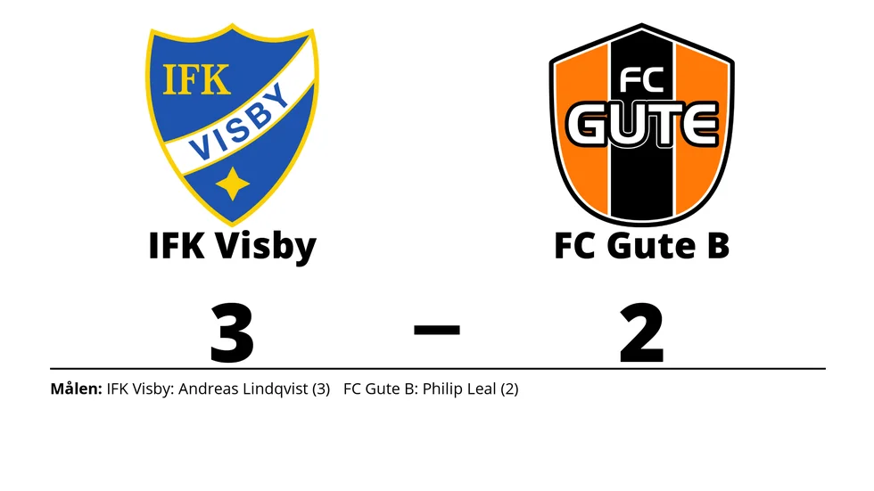 IFK Visby vann mot FC Gute B