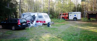 Tre skadade i gasolbrand vid Nävsjön
