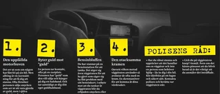 Så gör vägpiraterna för att lura dig