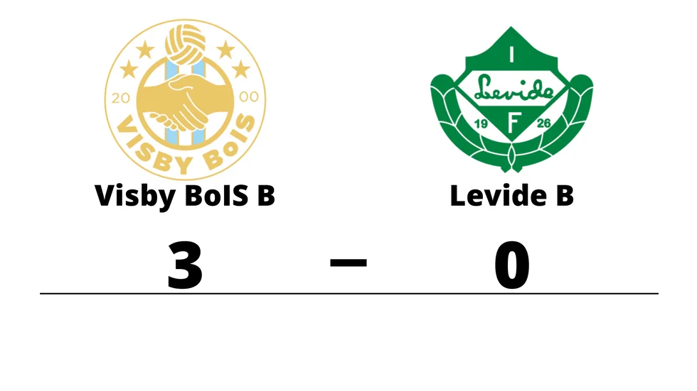 Visby BoIS B vann mot Levide IF B