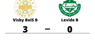 Levide B får fortsätta jaga seger efter förlust mot Visby BoIS B