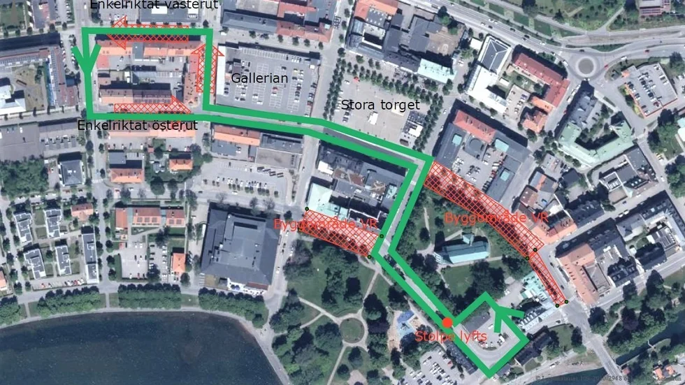 Motala kommun har tagit fram en rutt för årets traktorkortege.