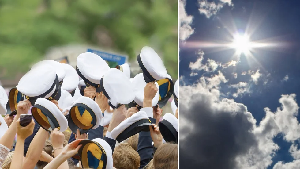 Studentvädret i Motala ser lovande ut, enligt SMHI.