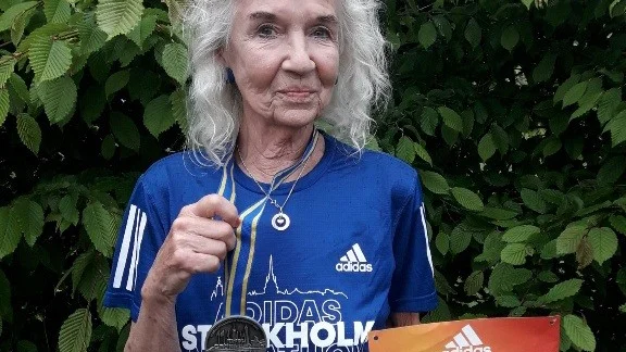 Lena Ohlsson sprang under lördagen sitt 38:e Stockholm marathon.