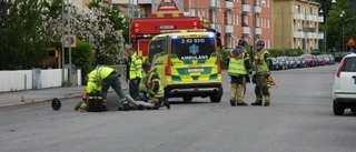 Anmälan om vårdslöshet i trafik efter mc-olycka på söder