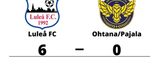 Luleå FC vann enkelt hemma mot Ohtana/Pajala