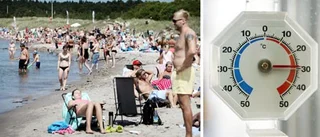 Här har det varit varmast hittills