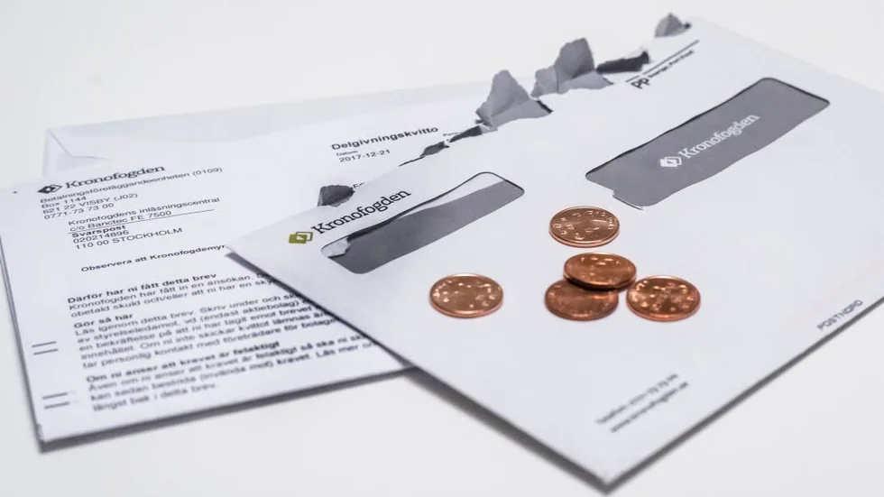 Antalet småskulder under 200 kronor som går vidare till Kronofogden har ökat från 3 till 477 på två år.