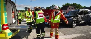 Familj skadad i trafikolycka
