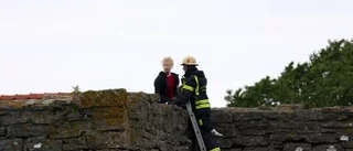 Sov skönt på ringmurens krön