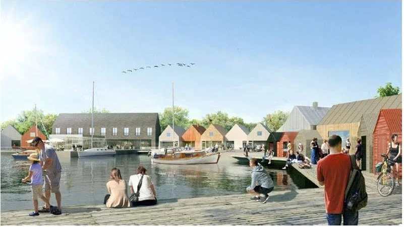 Så här kan Vändburgs hamn se ut i framtiden.