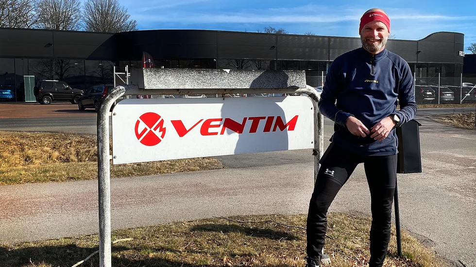 49-åriga Thony Lundell ska springa från Uppsala till Kalmar på sex dagar.