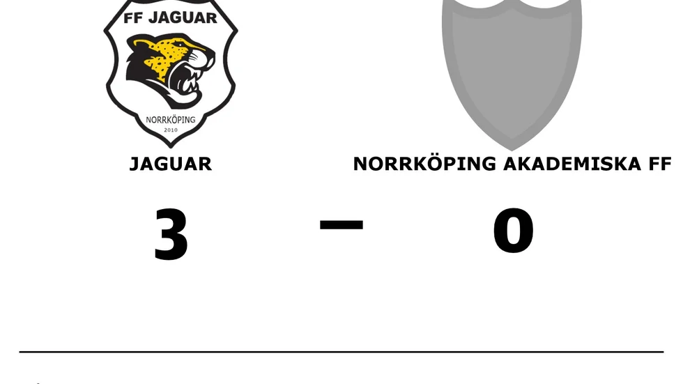 FF Jaguar vann mot Norrköping Akademiska FF