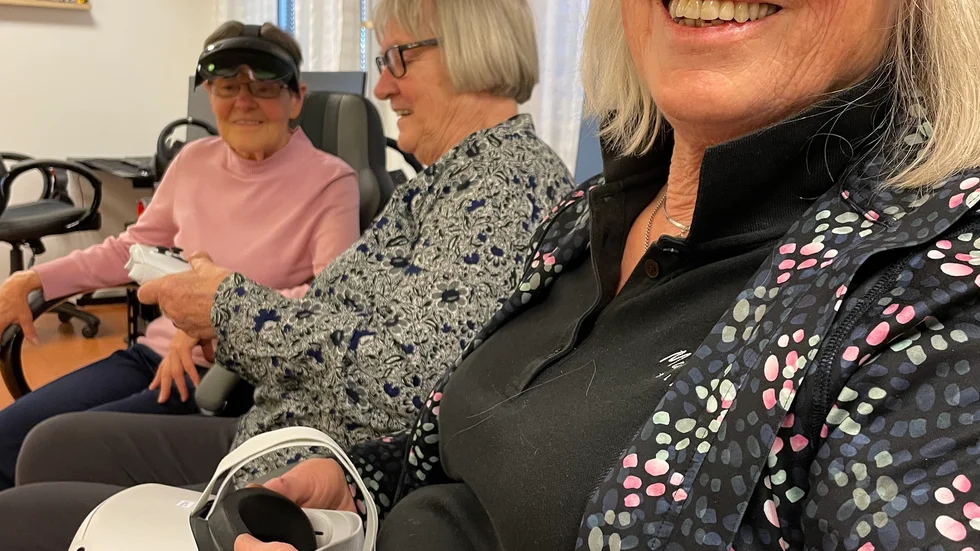 "Syftet är att lära, motivera och utveckla den digitala kunskapen", säger Monica Falk, ordförande för SPF Seniorerna Flensbygden
