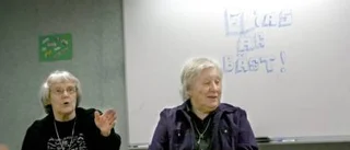 Rut och Tora vill rädda gutamålet