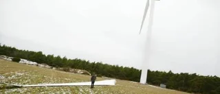 Vingen flög 40 meter