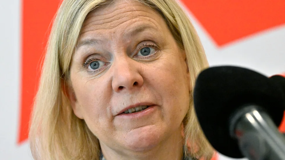Socialdemokraternas partiordförande Magdalena Andersson (S).