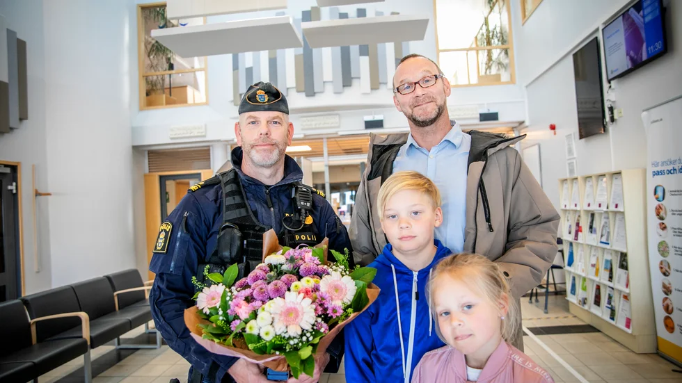 "Jag vill tacka all blåljuspersonal, men framförallt de som var på gymmet och räddade mitt liv", säger Tom Leveau.