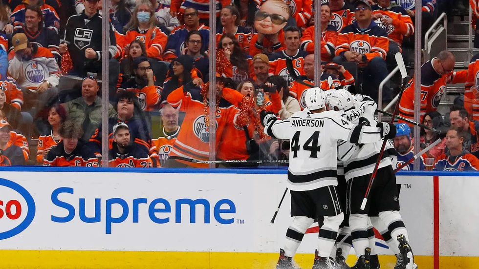 Los Angeles Kings fick jubla trots Arvidssons frånvaro. 