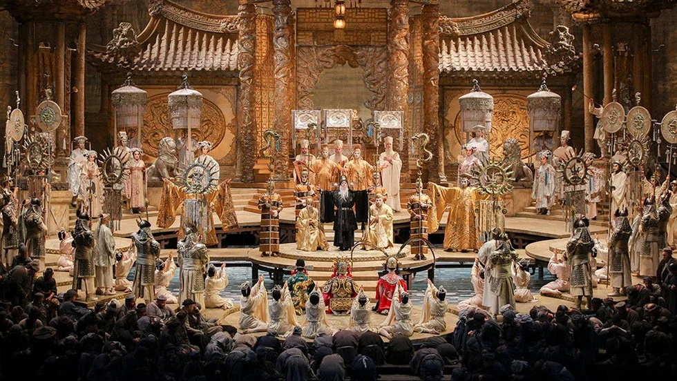 På lördag direktsänds "Turandot" med ukrainska sopranen Liudmyla Monastyrska från Met i New York. Pressbild.