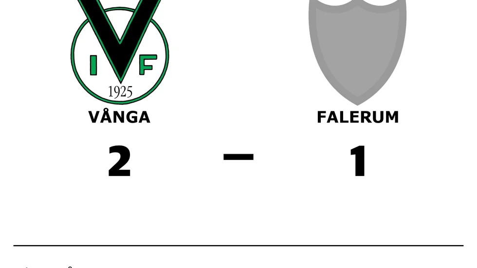 Vånga IF vann mot Falerums IF