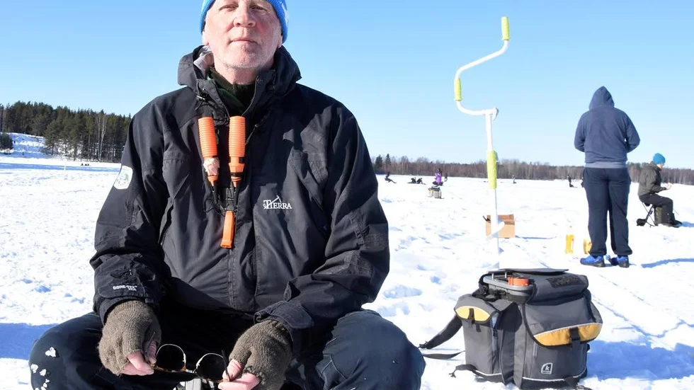 Återkommande arrangemang. Stig Granström, Råneå sportfiskeklubb, höll i trådarna på Råneträsket.