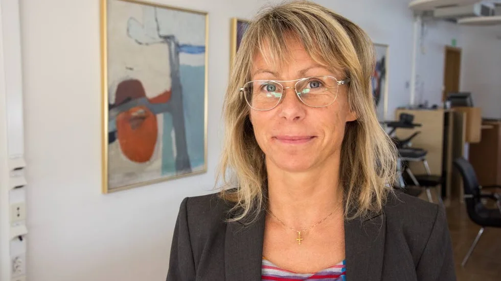 I opposition. Kristdemokraten Anette Asplund.