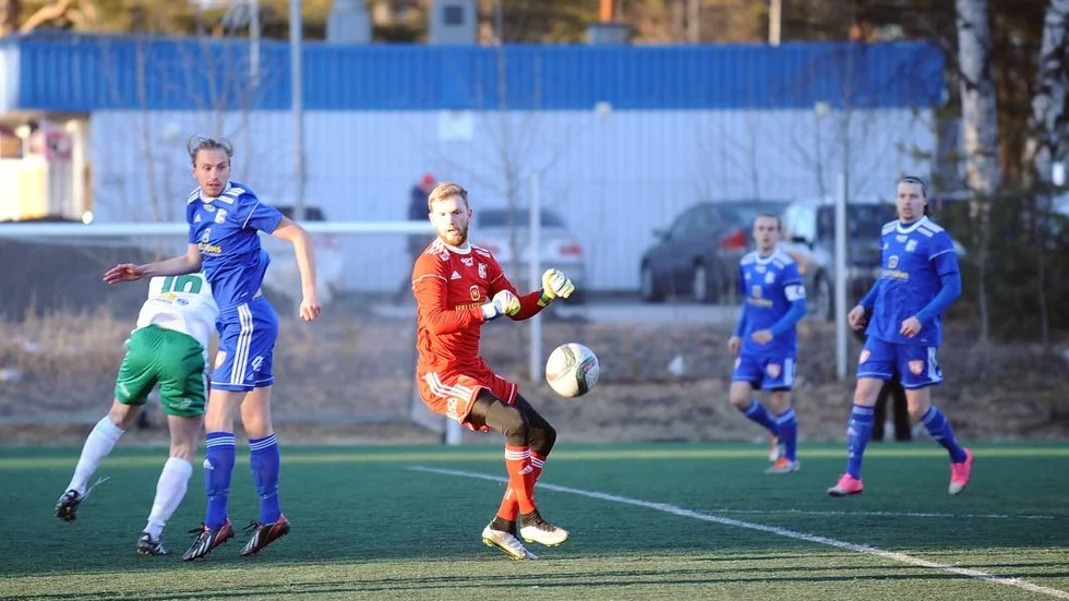 Nolla. Ludvig Boman höll nollan mot topplaget Bergnäset.