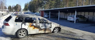 Bostadområde härjat av bilbränder