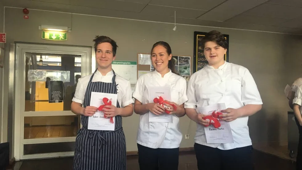 Robin Stenström, Ebba Erixon och Rasmus Martis tog hem regionfinalen i Unga Ekokockar.