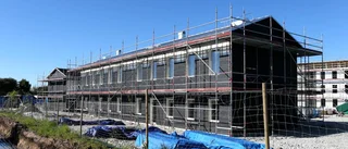Brandfarlig fasad på nya A7-hus