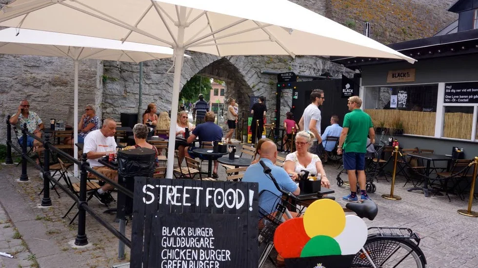 Mörkt. Black, vid Södertorg i Visby, kommer inte att öppna igen kommande sommar.