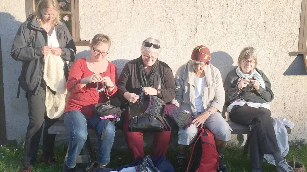 Från stickstämman på Gotland för två år sedan.