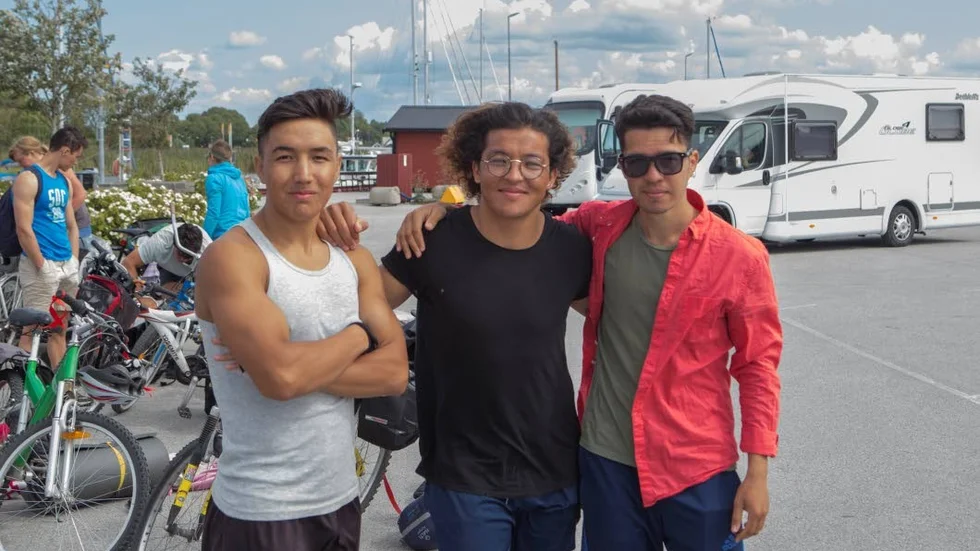 Ehsan, Lukas och Rohi, har alla tre lärt sig mycket under sin tid med äventyrsgruppen Flaten.