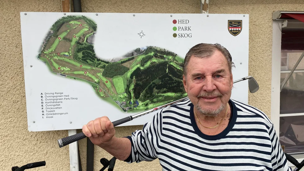 Håkan Elfström på Motala golfklubb har golfat ett helt liv. Eller åtminstone i 50 år. I fjol slog han sin andra hole-in-one på hemmabanan.