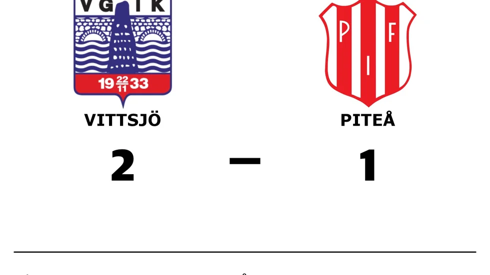 Vittsjö GIK vann mot Piteå IF DFF