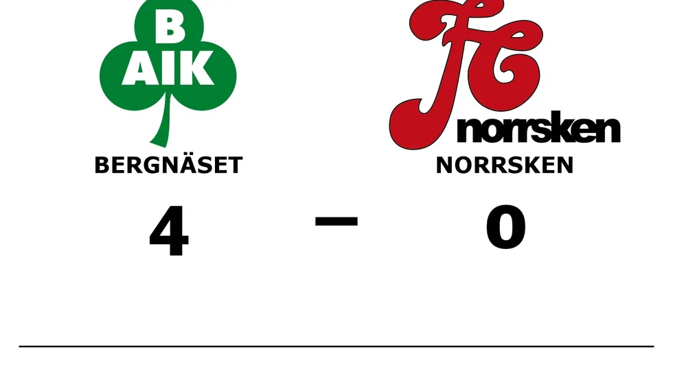 Bergnäsets AIK 3 vann mot FC Norrsken