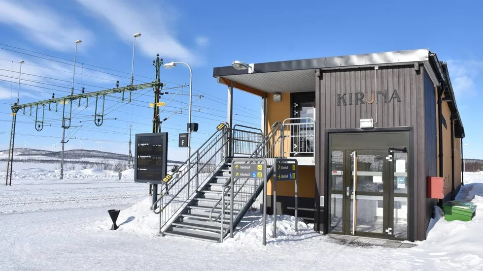Permanent lösning. Trafikverket utreder platser för en ny järnvägsstation i Kiruna där ett av alternativen är att göra en permanent lösning av den nuvarande placeringen.