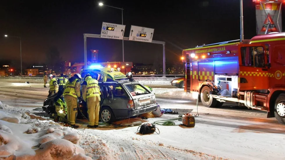 INTE ONYKTER. 18-åringen som körde olycksbilen på julafton frias från brottsmisstankarna avseende rattfylleri.