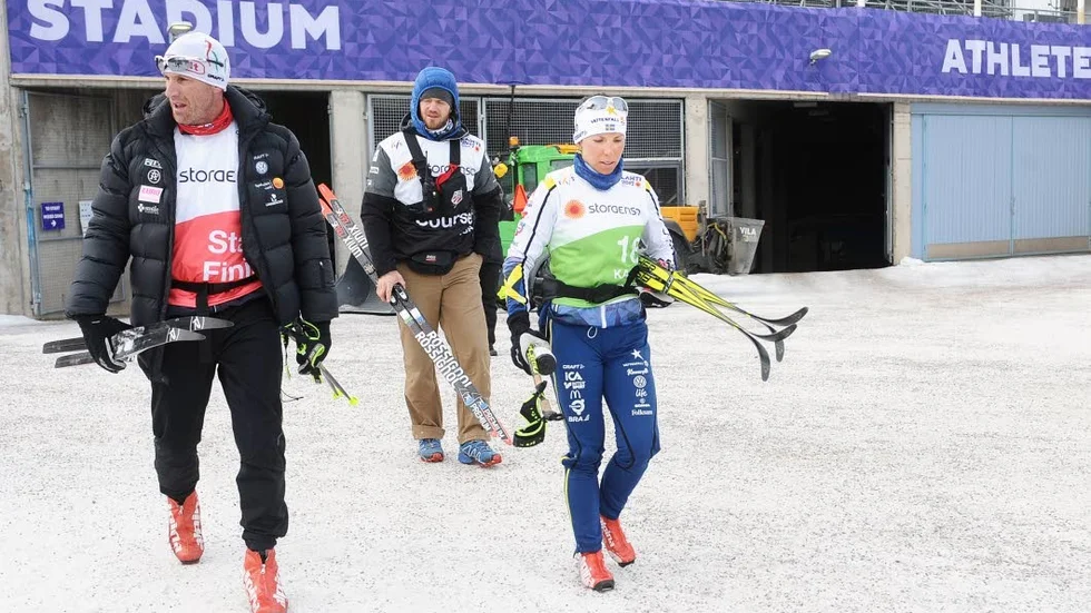 Magnus Ingesson och Charlotte Kalla