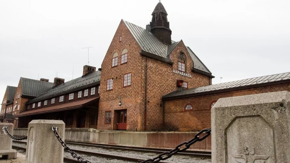 Station. Ungdomens hus hör till i gamla järvägsstationen.