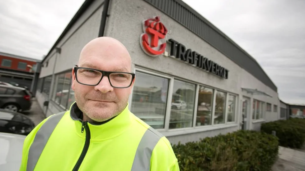 Bob Kolmodin, projektledare för beläggning på Trafikverket på Gotland.