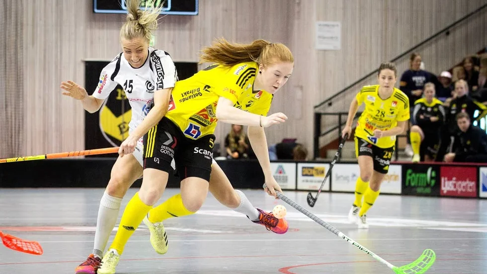 Poäng. Endres Stina Ander svarade för fyra poäng mot Pixbo, två mål och två assist, nu väntar Täby i kvartsfinalen, här en bild från deras senaste möte.