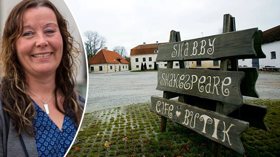 Janica Sörestedt tar tjänstledigt för att satsa på kaféet på kungsgården.