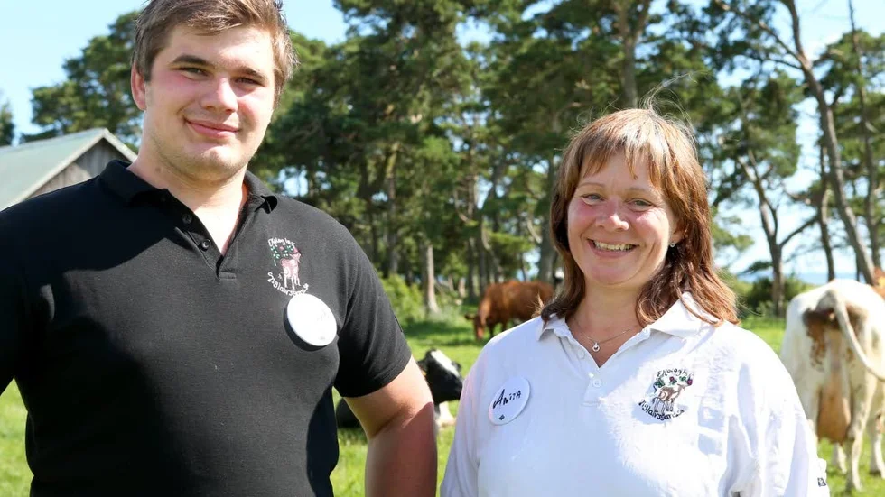 Bönderna. För Filip Hägg och mamma Anita Hägg är djuren och naturen ett stort intresse.