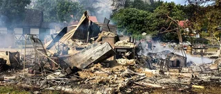 Restaurang Ihrebaden totalförstörd i brand