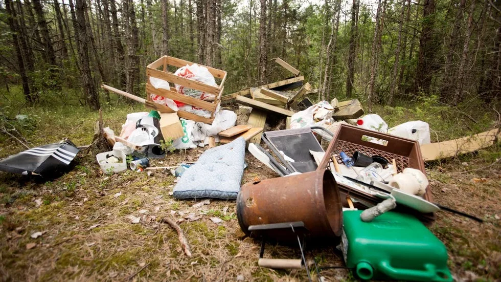 Kostnaden för städningen av skräp som dumpats i naturen landar i slutändan på skattebetalarna.
